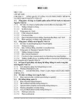 Đề tài Xây dựng hệ thống thông tin hỗ trợ quản lý và hoạt động tác nghiệp tại hiệu sách Nguyễn Văn Cừ