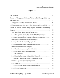 Đề tài Xây dựng phần mềm quản lý nhân sự cho Kho bạc Nhà nước Hải Dương