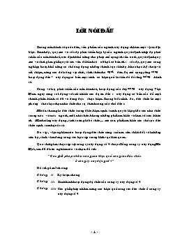Đề tài Các giải pháp nhằm nâng cao hiệu quả công tác đấu thầu ở công ty xây dựng số 4