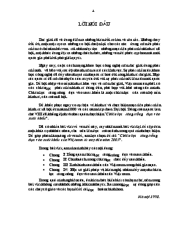 Đề tài Chiến lược tăng trưởng dựa vào xuất khẩu của Việt nam từ nay đến năm 2003