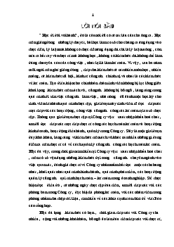Đề tài Đặc điểm tổ chức sản xuất và quản lý của công ty Công ty vật tư xuất nhập khẩu hoá chất