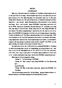 Đề tài Đầu tư trực tiếp nước ngoài ở Việt Nam giai đoạn 1996-2001, thực trạng và giải pháp