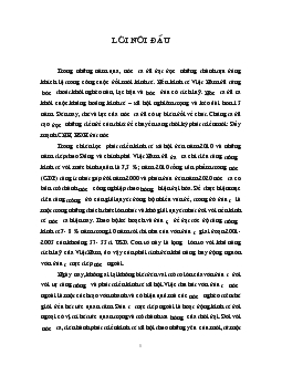 Đề tài Đầu tư trực tiếp nước ngoài trong ngành Lâm nghiệp Việt Nam những năm 1990 - 2002