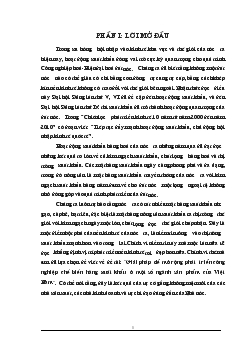 Đề tài Giải pháp để mở rộng phát triển công nghiệp chế biến hàng xuất khẩu ở một số ngành sản phẩm của Việt Nam