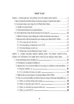 Đề tài Hoạt động đầu tư phát triển tại công ty Cổ Phần Viễn Thông Tin Học Bưu Điện - Thực trạng và giải phỏp