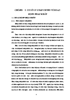 Đề tài Một số giải pháp nhằm đẩy mạnh hoạt động nhập khẩu ở Công ty hoá chất - Bộ thương mại