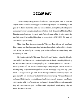 Đề tài Một số giải pháp nhằm nâng cao hiệu quả hoạt động kinh doanh nhập khẩu tại công ty Cổ phần dược và vật tư thú y