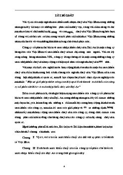 Đề tài Một số giải pháp nhằm nâng cao hiệu quả kinh doanh xuất khẩu của công ty cổ phần chế biến và xuất nhập khẩu thủy sản Đại An