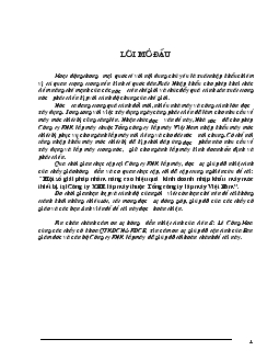 Đề tài Một số giải pháp nhằm nâng cao hiệu quả kinh doanh nhập khẩu máy móc thiết bị tại Công ty xuất nhập khẩu lắp máy thuộc Tổng công ty lắp máy Việt Nam