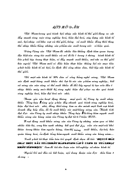 Đề tài Một số giải pháp thúc đẩy xuất khẩu hàng nông sản ở công ty xuất nhập khẩu tổng hợp I