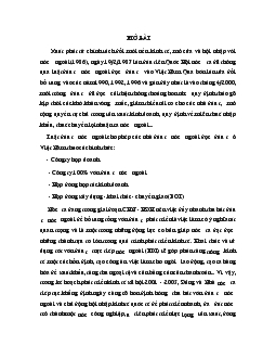 Đề tài Những giải pháp cơ bản đảm bảo vốn đầu tư trực tiếp nước ngoài cho phát triển kinh tế xã hội giai đoạn 2001 - 2005
