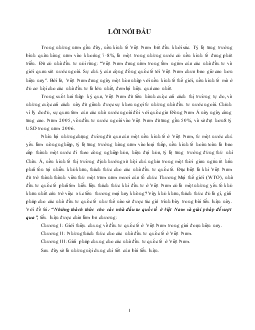 Đề tài Những thách thức cho các nhà đầu tư quốc tế ở Việt Nam và giải pháp để vượt qua