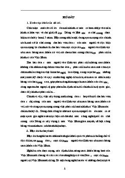 Đề tài Phân tích cụ thể môi trường đầu ở nước ta, chủ trương tăng cường hoạt động xuất nhập khẩu của cả nước nói chung và xuất khẩu của các doanh nghiệp có vốn Đầu tư trực tiếp nước ngoài nói riêng