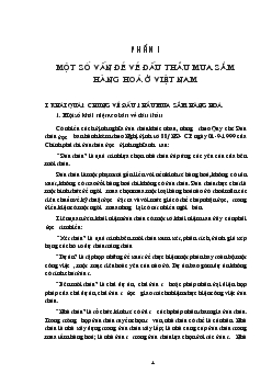 Đề tài Thực trạng hoạt động đấu thầu mua sắm hàng hoá tại nhà máy thiết bị bưu điện