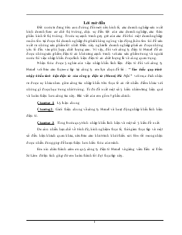 Đề tài Tìm hiểu quy trình nhập khẩu linh kiện điện tử của công ty điện tử (Hanel) Hà Nội