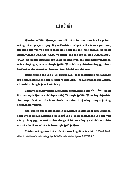 Đề tài Tình hình đầu tư phát triển của công ty chế biến ván nhân tạo – Licola
