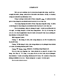 Hệ thống tổ chức, chức năng, nhiệm vụ của phòng kế hoạch kinh tế và phát triển nông thôn huyện Từ Liêm