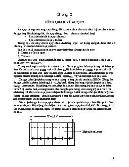 Tìm hiểu về Acquy