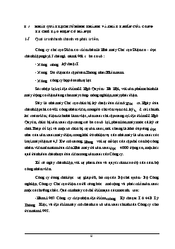 Tình hình hoạt động công ty chế tạo điện cơ Hà Nội