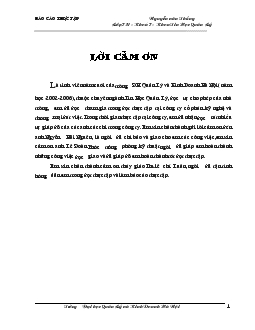 Tình hình hoạt động tại Công cổ phần kỹ nghệ và thươnng mại Đất Việt