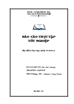 Tình hình hoạt động tại Công ty may 10