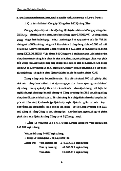 Tình hình hoạt động tại Công ty xăng dầu B12