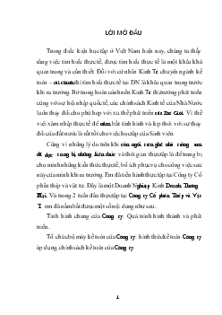 Tình hình hoạt động và phát triển Công ty cổ phần thép và vật tư