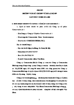 Tình hình hoạt động và phát triển của Công ty cổ phần Constrexim số 1