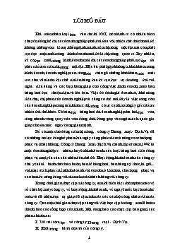 Tình hình hoạt động và phát triển của công ty thương mại dịch vụ