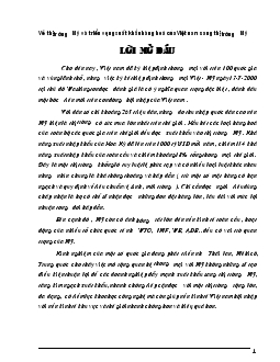Về thị trường Mỹ và triển vọng xuất khẩu hàng hoá của Việt nam sang thị trường Mỹ