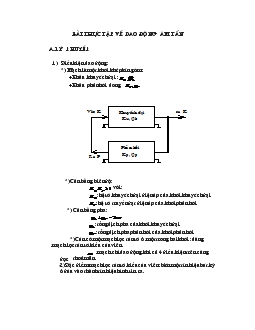 Bài thực tập về dao động âm tần