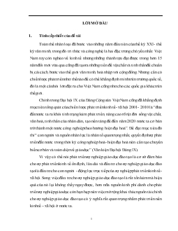 Đánh giá tình hình thực hiện việc thu hút và sử dụng nguồn vốn ODA trong ngành giáo dục ở Việt Nam giai đoạn 1993 - 2002