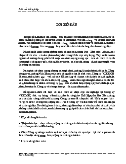 Đẩy mạnh bán hàng cá nhân trong hoạt động tiêu thụ ở Công ty vật tư kỹ thuật xi măng