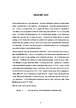 Đề tài Bảo hiểm gián đoạn kinh doanh tại Bảo Việt Hà Nội giai đoạn 1998 - 2001