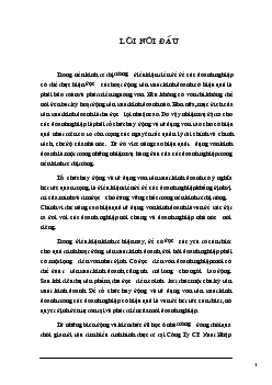 Đề tài công tác tổ chức quản lý và sử dụng vốn kinh doanh của công ty cỏ phần xuất nhập khẩu vật tư nông nghiệp và nông sản
