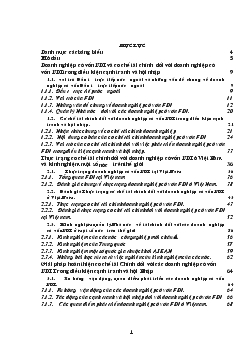 Đề tài Hoàn thiện cơ chế tài chính đối với các doanh nghiệp có vốn đầu tư nước ngoài trong điều kiện cạnh tranh và hội nhập