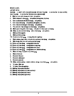 Đề tài Một số biện pháp cơ bản nhằm nâng cao chất lượng sản phẩm ở Công ty Cổ phần dụng cụ cơ khí xuất khẩu Hà Nội