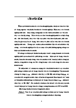 Đề tài Một số biện pháp nhằm nâng cao hiệu quả sử dụng vốn tại công ty dược phẩm và thiết bị y tế Hà Nội