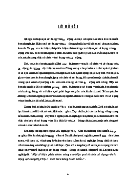 Đề tài Một số biện pháp nhằm nâng cao hiệu quả tổ chức sử dụng vốn lưu động tại xí nghiệp vật tư chế biến hàng xuất khẩu I