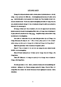 Đề tài Một số biện pháp quản lý vốn cố định nhằm nâng cao hiệu quả sử dụng vốn cố định tại Công ty in Công Đoàn