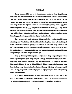 Đề tài Nâng cao hiệu quả sử dụng vốn lưu động tại Công ty lắp máy và thí nghiệm cơ điện