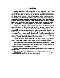 Đề tài Những giải pháp nhằm hoàn thiện và nâng cao chất lượng khoán công trình ở công ty cơ giới và xây lắp số 12 trong giai đoạn hiện nay