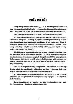 Đề tài Phát triển du lịch là một định hướng chiến lược quan trọng trong đường lối phát triển kinh tế xã hội nhằm góp phần thực hiện công nghiệp hoá - Hiện đại hoá đất nước