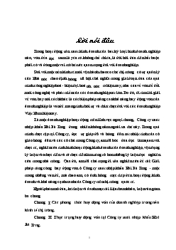 Giải pháp tăng cường huy động vốn ở Công ty xuất nhập khẩu Hai Bà Trưng - Một trong những vấn đề, mà theo em, có ảnh hưởng trực tiếp đến hoạt động kinh doanh và khả năng cạnh tranh của Công ty trên thị trường quốc tế