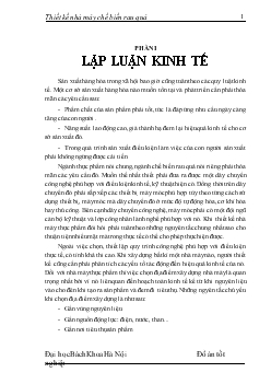 Thiết kế nhà máy chế biến rau quả