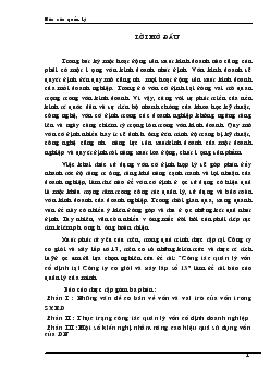 Đề tài Công tác quản lý vốn cố định tại Công ty cơ giới và xây lắp số 13