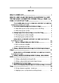 Đề tài Hạch toán nguyên vật liệu với việc nâng cao hiệu quả sử dụng vốn lưu động tại công ty cao su Sao Vàng