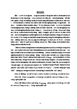 Đề tài Hoàn thiện việc phân tích bảng cân đối kế toán tại công ty vật tư công nghiệp Hà Nội