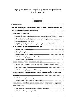 Đề tài Kế toán lưu chuyển hàng hóa và xác định kết quả tiêu thụ hàng hóa
