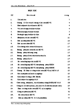 Đề tài Kế toán nguyên liệu vật liệu ę tại xí nghiệp X-18 - công ty Hà Thành - BQP